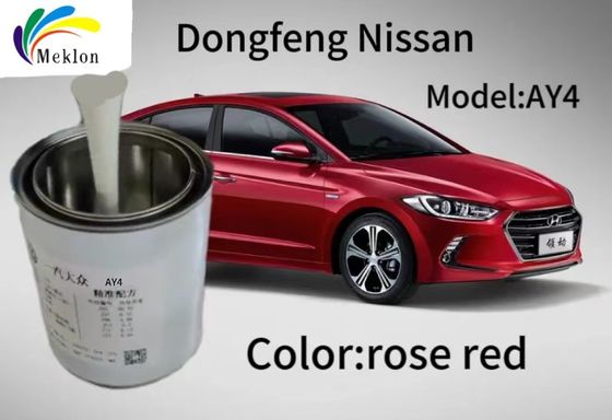 Màu sơn ô tô hỗn hợp màu hồng đỏ sẵn có bền chống mòn Bảo vệ tia cực tím