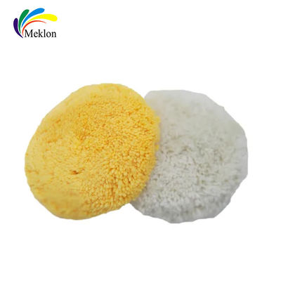 Pad len màu vàng trắng cho đánh bóng xe hơi, hàng hóa làm sạch xe hơi đa năng