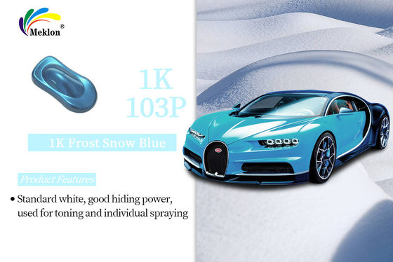 Gloss tốt 1K Frost Snow Màu xanh Tinta Chiếc xe sửa chữa Auto Refinish Paint