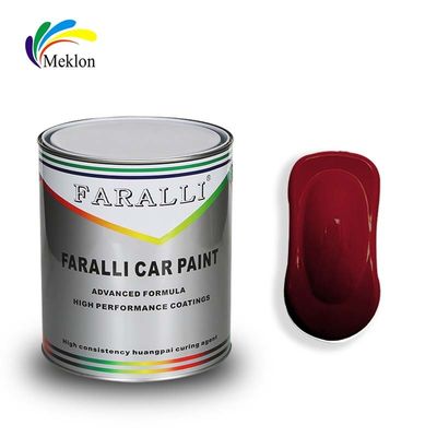 2K màu hồng màu đỏ sơn xe Top Coat kim loại chống mờ bền