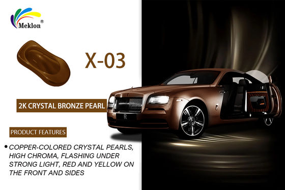 HS 1K Crystal Bronze Auto Paint: Ứng dụng cao & Vật liệu thô cho thân xe