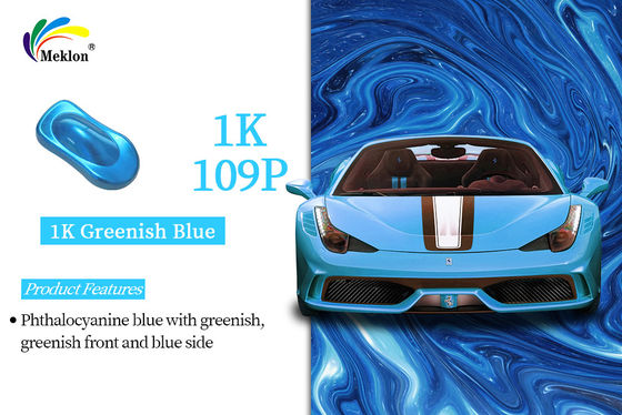 Lớp phủ thân xe bóng tốt 1K Greenish Blue Intermix Sơn hoàn thiện ô tô