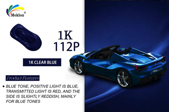 Trung Quốc phổ biến 1K Transparent Blue sơn hoàn thiện ô tô để bảo vệ bề mặt xe