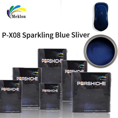 Sơn xe không độc hại kim loại bạc chống nước ổn định màu xanh chói