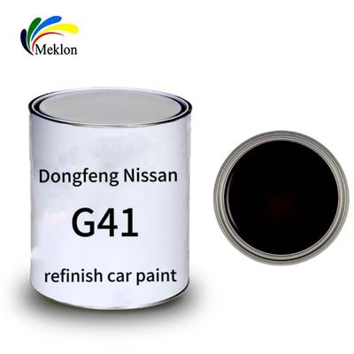 Dongfeng Nissan G41 Obsidian Đen Xử lý Sơn xe Subltle kim loại bóng Akrylic