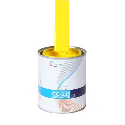 Nồng độ mùi thấp Auto Base Coat Bảo vệ màu vàng chanh Sơn xe hơi
