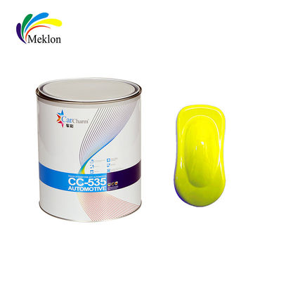 Nồng độ mùi thấp Auto Base Coat Bảo vệ màu vàng chanh Sơn xe hơi
