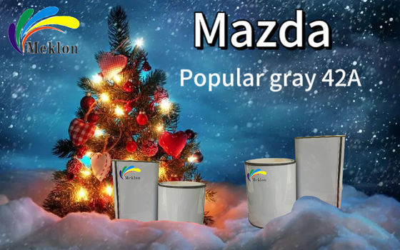 Công thức tùy chỉnh cho 42A Meteor Xám tốt sơn xe cho Mazda