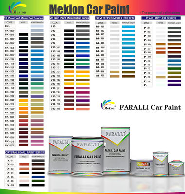 1K tuyết tuyết xanh bóng màu sắc acrylic rắn sơn ô tô cho sửa chữa xe hơi cũ