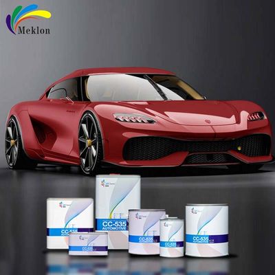 Sơn tùy chỉnh màu đỏ tinh tế Sơn xe hơi hỗn hợp sẵn cho các ứng dụng ô tô