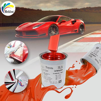 Sơn ô tô với Meklon Toyota 3L3 Đỏ sâu Pearl sẵn sàng Sơn ô tô hỗn hợp