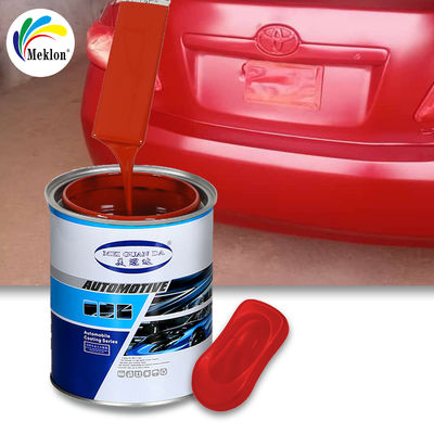 217 Đỏ phủ Auto Refinish 1K bạc kim loại polyurethane sơn ô tô