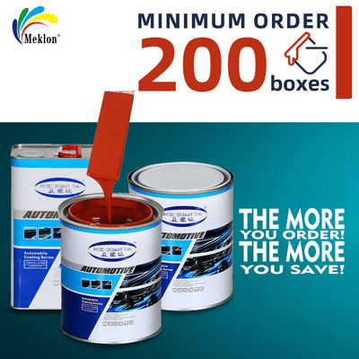 217 Đỏ phủ Auto Refinish 1K bạc kim loại polyurethane sơn ô tô