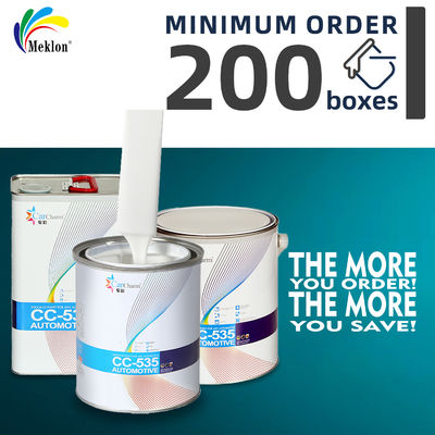Cao Solid High Gloss Acrylic Màu sắc trắng xe hoàn thiện sơn ô tô mịn mịn lớp phủ mịn mịn cho xe hơi