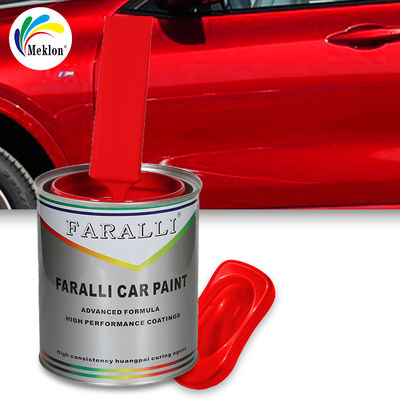 Sơn ô tô bán buôn Đỏ hiệu suất cao Sơn ô tô sửa chữa Auto Refinish Coating Sơn ô tô