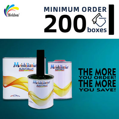 2K sơn xe đen lớp phủ trên cho độ cứng cao và chống trầy xước