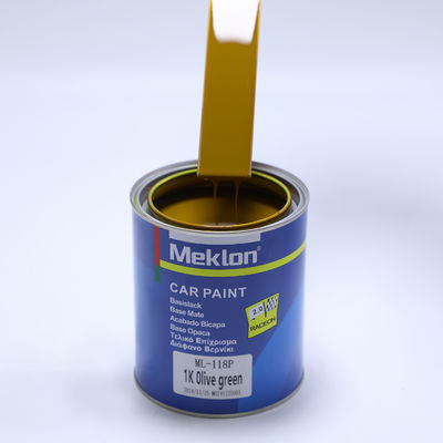 1K hiệu suất cao sơn ô tô màu xanh ô liu nhựa lớp phủ lỏng để phun sơn acrylic với ngoại hình bột
