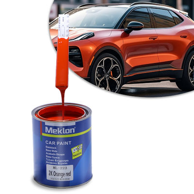 Mức độ tốt 2K Cam Đỏ Sơn ô tô kim loại Acrylic Liquid Coating Spray
