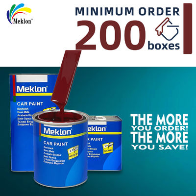Tốt nhất bán 2K sắt oxit màu đỏ Auto Paint Acrylic Liquid Coating for Spray Automotive Refinish Paint