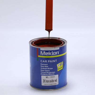 Tốt nhất bán 2K sắt oxit màu đỏ Auto Paint Acrylic Liquid Coating for Spray Automotive Refinish Paint