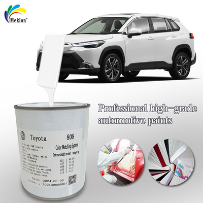 Meklon Sơn xe ô tô màu trắng tinh khiết cao - Lớp phủ nhựa Acrylic thấp VOC