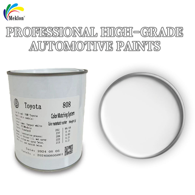 Meklon Sơn xe ô tô màu trắng tinh khiết cao - Lớp phủ nhựa Acrylic thấp VOC