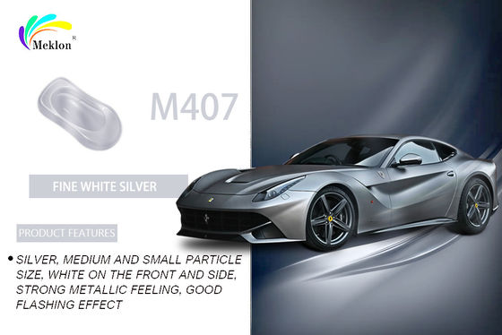 Sơn ô tô bằng bạc kim loại thực tế chống tia cực tím, không độc hại bạc màu xịt cho xe