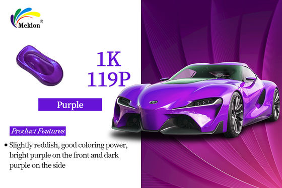 1K màu tím Acrylic Auto Bottom Paint Màu sắc Lacquer Sơn xe