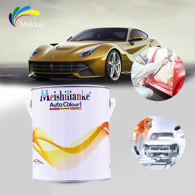 1K sơn xe acrylic basecoat màu đen độ dày phim 1,5-2,0 Mils