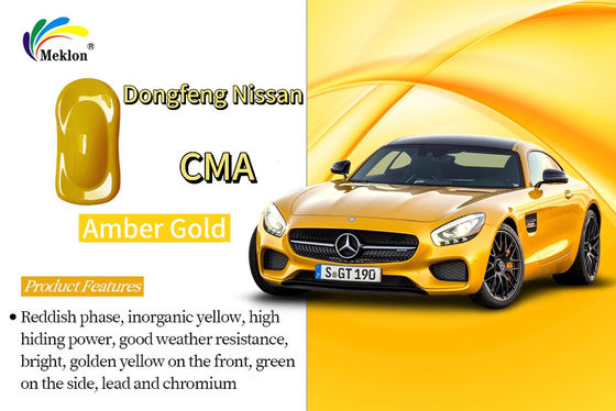 Dongfeng Nissan CMA Amber Gold Refinish Car Paint Độ bền tốt