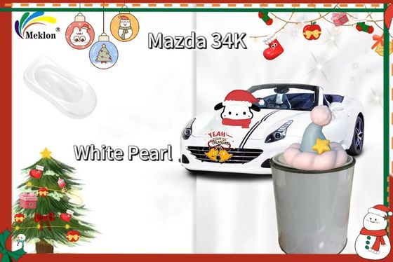 34K White pearl Finish Car Paint Độ bền cao thích hợp cho Angkesela Auto