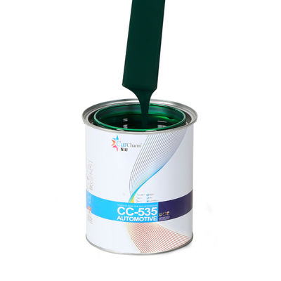 1K Màu Solid Automotive Base Coat Paint Màu vàng màu xanh lá cây