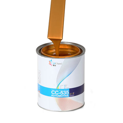 Sáng vàng và độ sâu của xe với sơn xe vàng ngọc trai