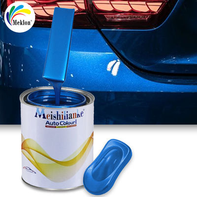 Acrylic Car 1K Base Paint Màu xanh Acrylic Polymer Auto Paint Car Refinish Auto PU Color Polyurethane Sơn phun