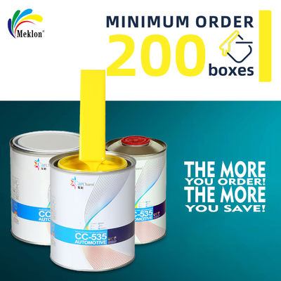 Máy sơn xe ô tô 1K màu vàng basecoat màu ngọc trai lớp phủ tinh thể sơn xịt ô tô