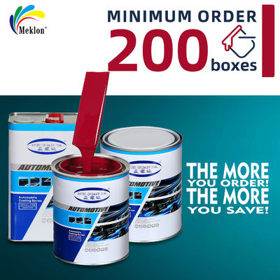 Cơ thể ô tô 1K Basecoat Màu đỏ Crystal Coating Automotive Spray Auto Base Sơn ô tô