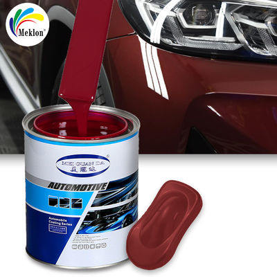 Cơ thể ô tô 1K Basecoat Màu đỏ Crystal Coating Automotive Spray Auto Base Sơn ô tô