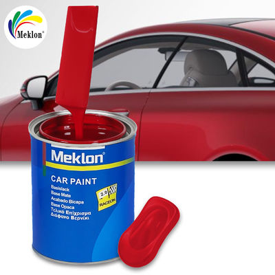 Cao Solid High Gloss Acrylic 1K Đỏ Xe hoàn thiện sơn ô tô Mạch mịn mài mài mài lớp phủ Clearcoat cho xe hơi