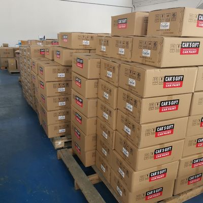 1K sơn xe acrylic basecoat màu đen độ dày phim 1,5-2,0 Mils