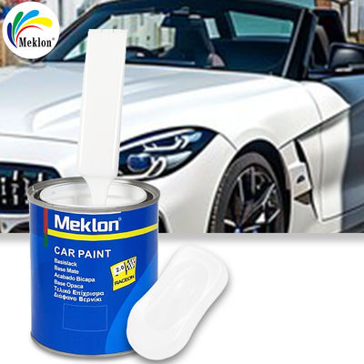 Hệ thống pha trộn lớp phủ rõ ràng mịn mịn High Solid Auto Refinish 1K Gross White Pearl Lacquer Nhà máy xịt phủ chất lỏng nhựa