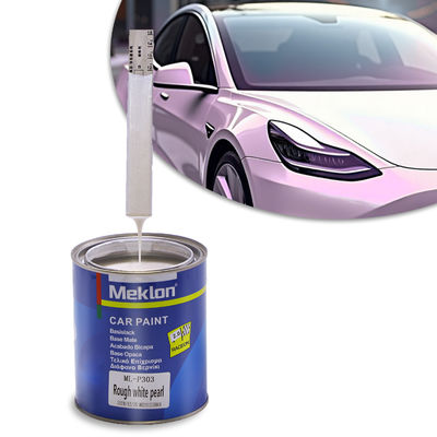 Hệ thống pha trộn lớp phủ rõ ràng mịn mịn High Solid Auto Refinish 1K Gross White Pearl Lacquer Nhà máy xịt phủ chất lỏng nhựa