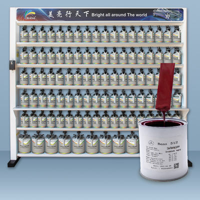 Sơn phủ bóng acrylic ngọc trai đỏ 1K cao cấp cho Mercedes-Benz DB512