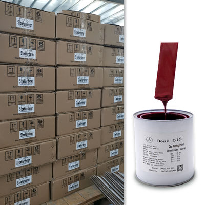 Sơn phủ bóng acrylic ngọc trai đỏ 1K cao cấp cho Mercedes-Benz DB512