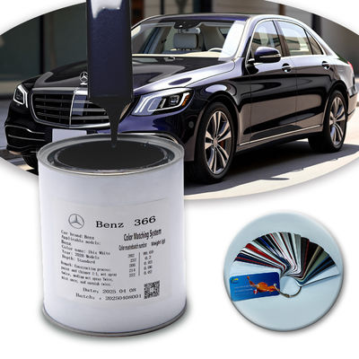 Sơn ô tô Acrylic Blue Pearl cao cấp 1K cho Mercedes-Benz DB366 Công thức mang nước thân thiện với môi trường