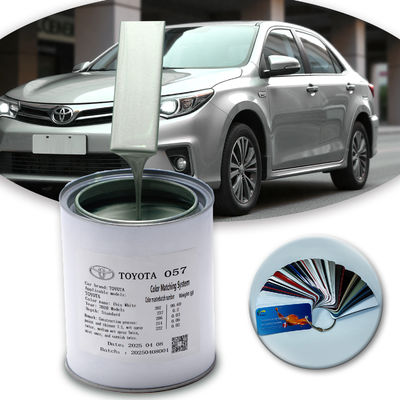 Toyota 057 1k White Pearl Acrylic Car Paint Factory Sản xuất trực tiếp với công thức nước thân thiện với môi trường khô nhanh