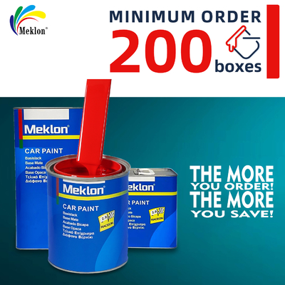 Sơn xe hơi phục hồi hiệu suất cao, độ bóng cao và dễ phun màu đỏ tươi