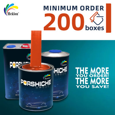 Sơn sửa chữa do nhà máy cung cấp, chống tia UV và thời tiết, màu cam đỏ cho xe hơi