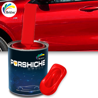 Basecoat High Gloss Mirror Effect Sơn xe ô tô Sơn ô tô 1K Sơn sửa chữa xe ô tô màu đỏ lớn Sơn tinh khiết và đầy màu