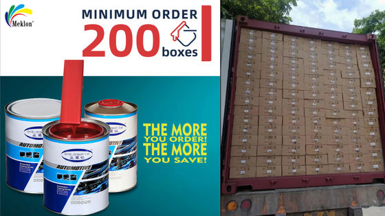 1K Red Car Refinish Paint Đội ngũ nghiên cứu và sản xuất độc lập với biểu đồ Masterbatch và thẻ màu