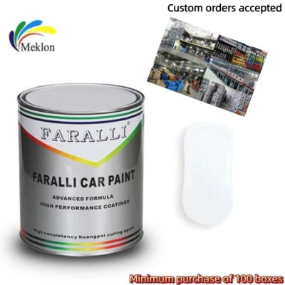 Sản phẩm bán nóng sơn ô tô acrylic Sơn ô tô lỏng Lớp phủ gốm Sơn ô tô màu trắng tinh khiết